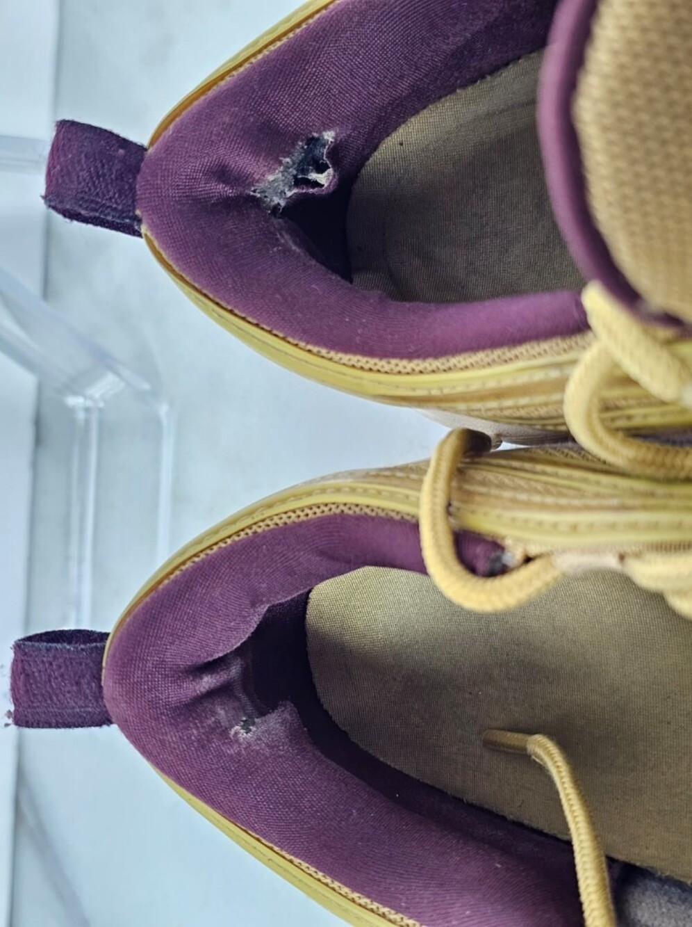 Nike Women's Air Max 97 Running Sneakers Mustard Yellow, Sz 7 - Picture 5 of 12